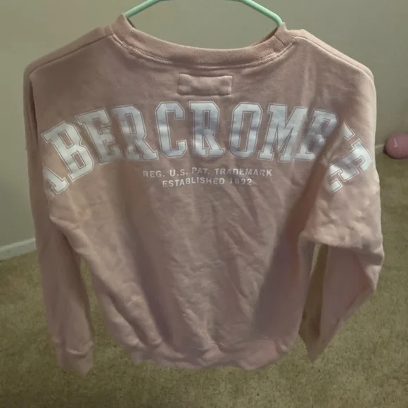 Abercrombie & Fitch Kids Pink Sweatshirt - Picture 2 of 2